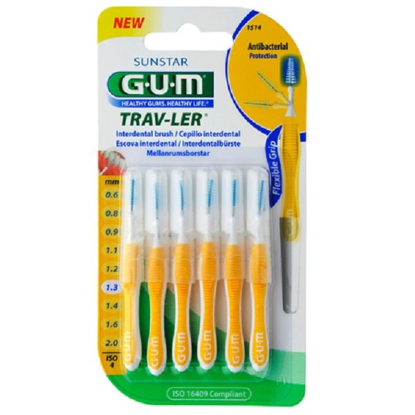 GUM Trav-Ler 1.3mm ISO4 con gelb