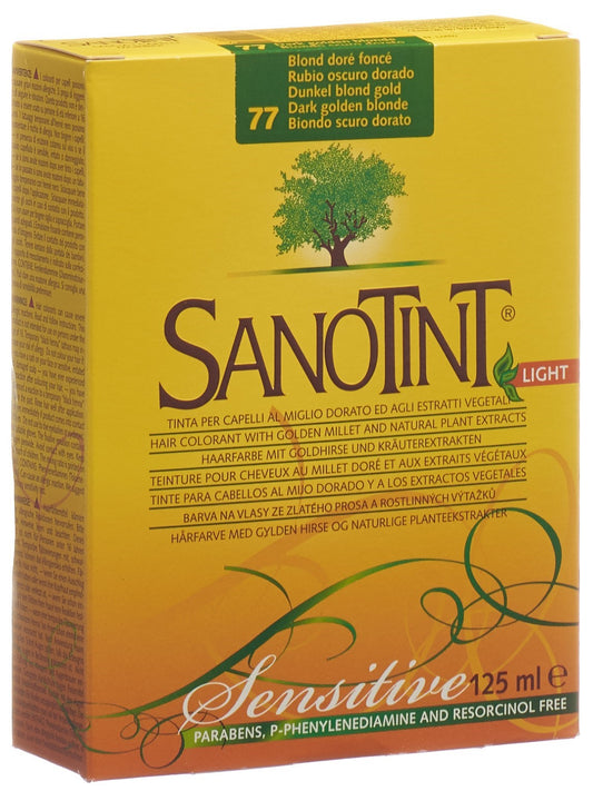 SANOTINT Sensitive Haarfarbe 77 dunkelblond gold