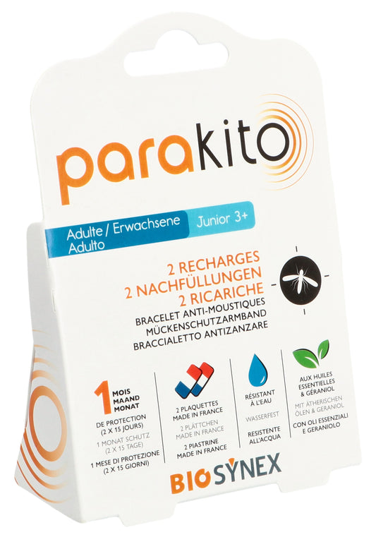 PARAKITO Nachfüllungen Pack 2 Plättchen