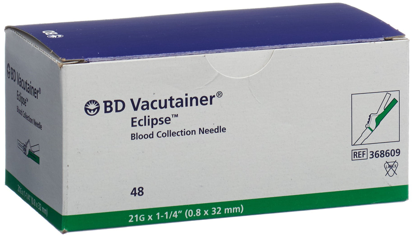 VACUTAINER Eclipse Kanüle 21G 0.8x32mm grün