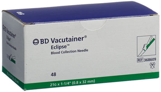 VACUTAINER Eclipse Kanüle 21G 0.8x32mm grün