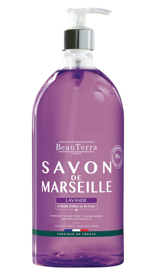 BEAUTERRA Flüssigseife Marseille Lavendel