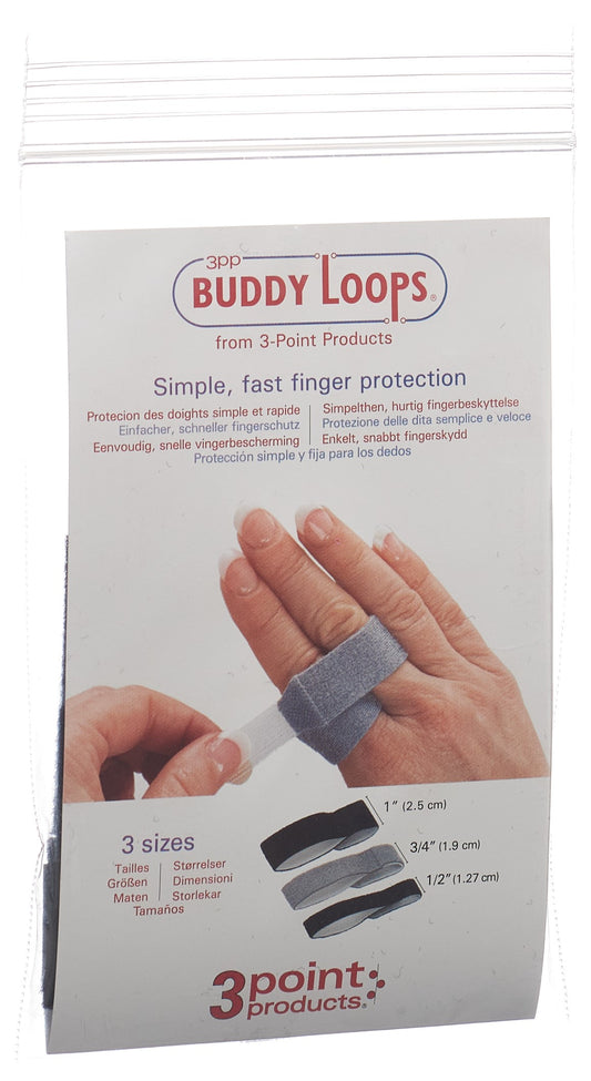 3PP Buddy Loops 1 2.50cm breit schwarz