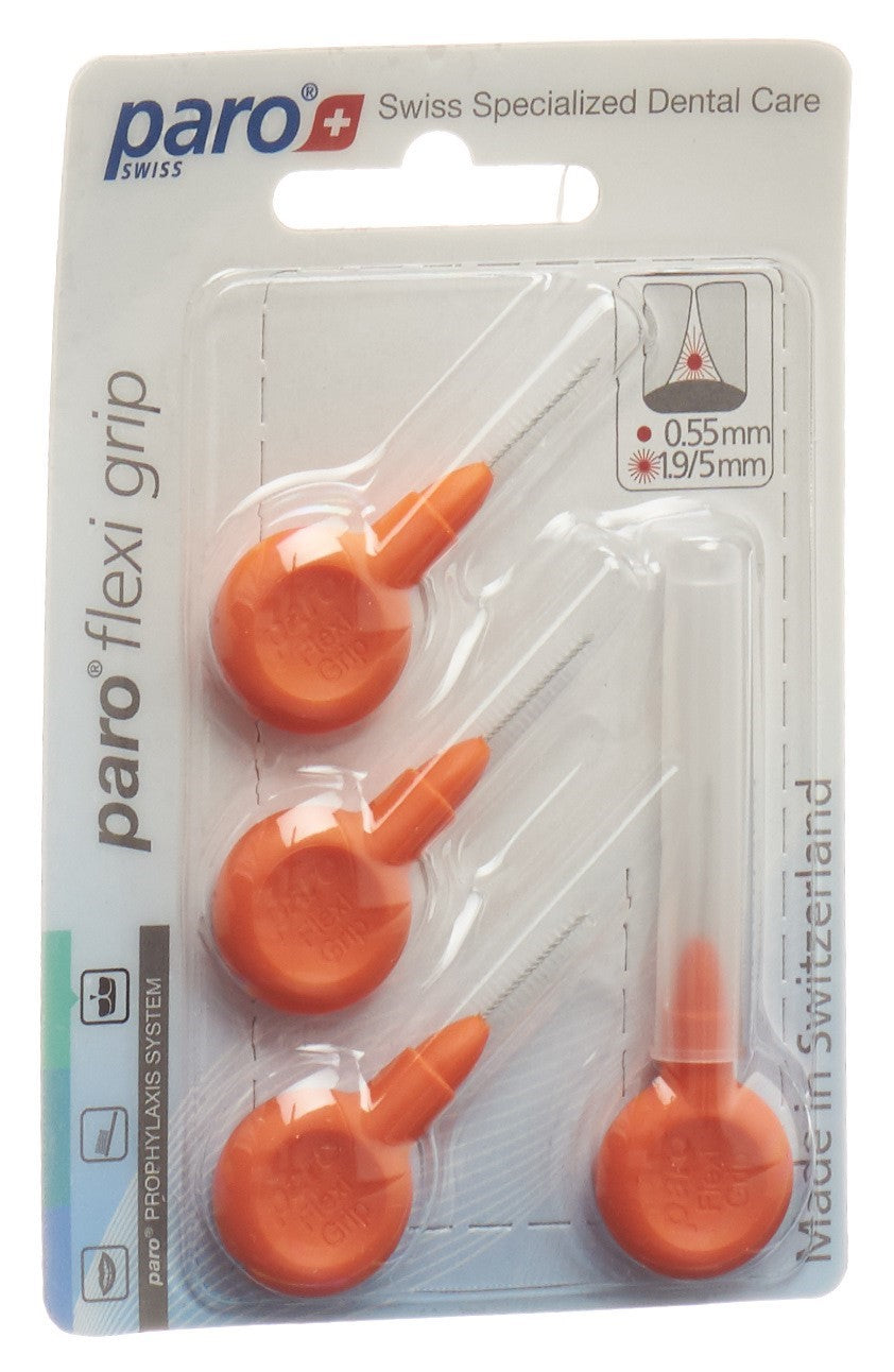 PARO Flexi Grip 1.9/5mm x-fin orange konisch