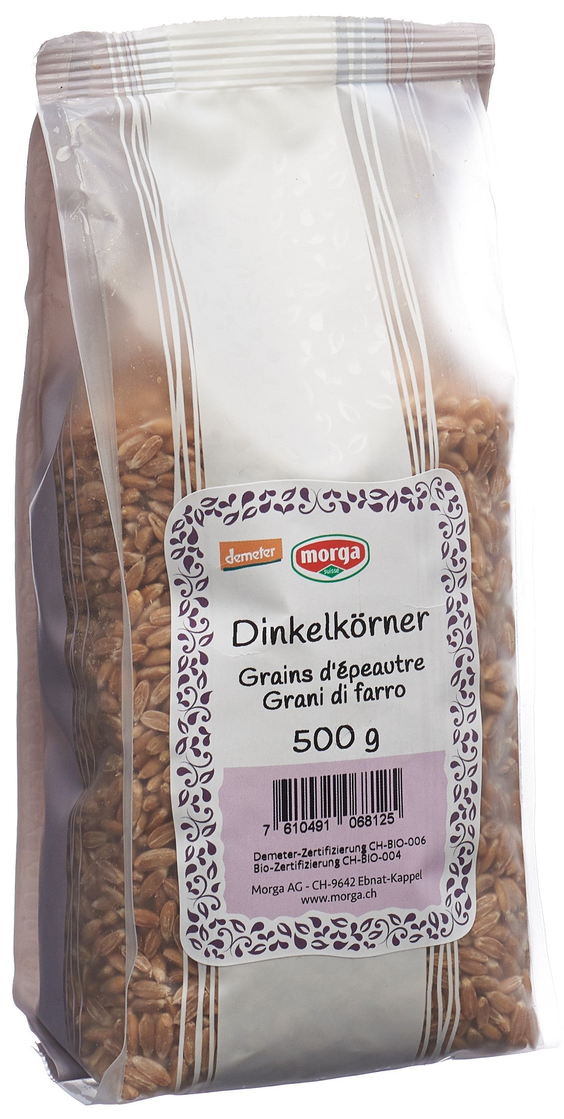 MORGA Dinkelkörner Bio Demeter