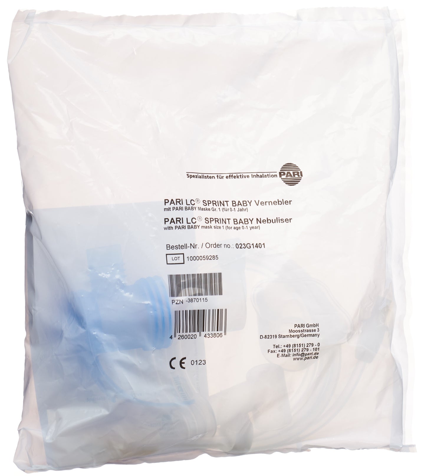 PARI LC SPRINT BABY Vernebler Gr1