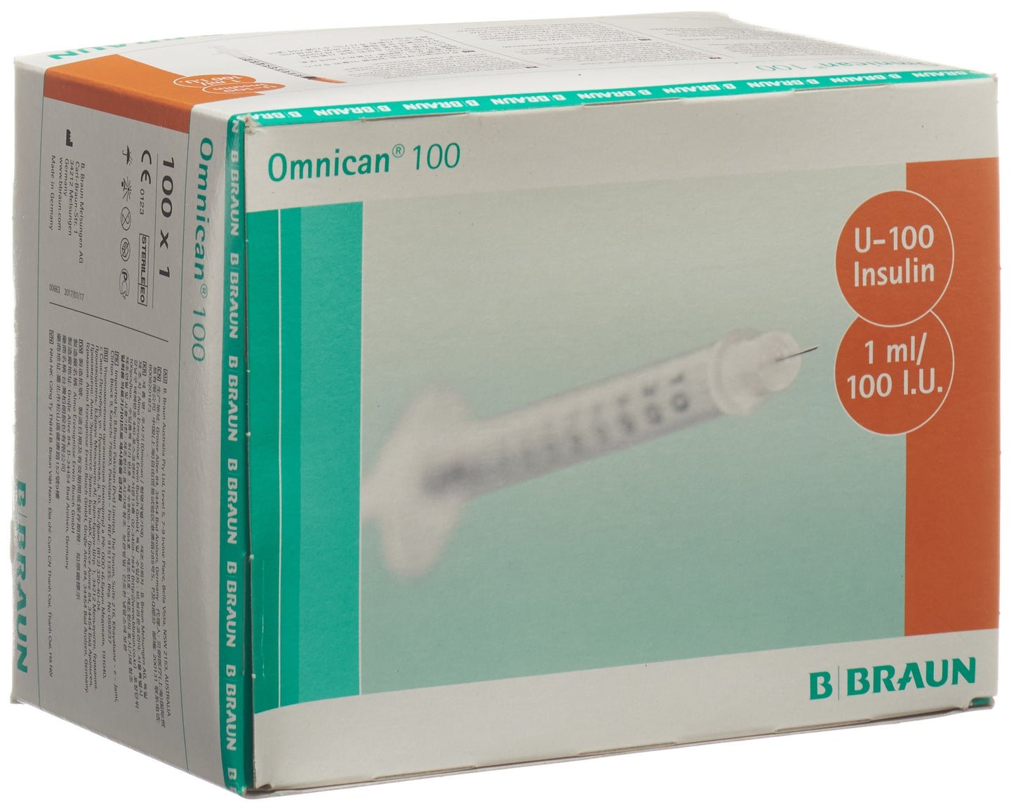 OMNICAN Insulin 100 1ml 0.3x12mm G30 einzel