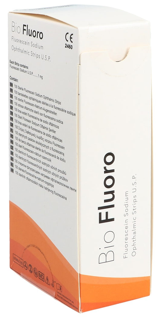 BIOFLUORO Fluorescein Ophtalmic Strips
