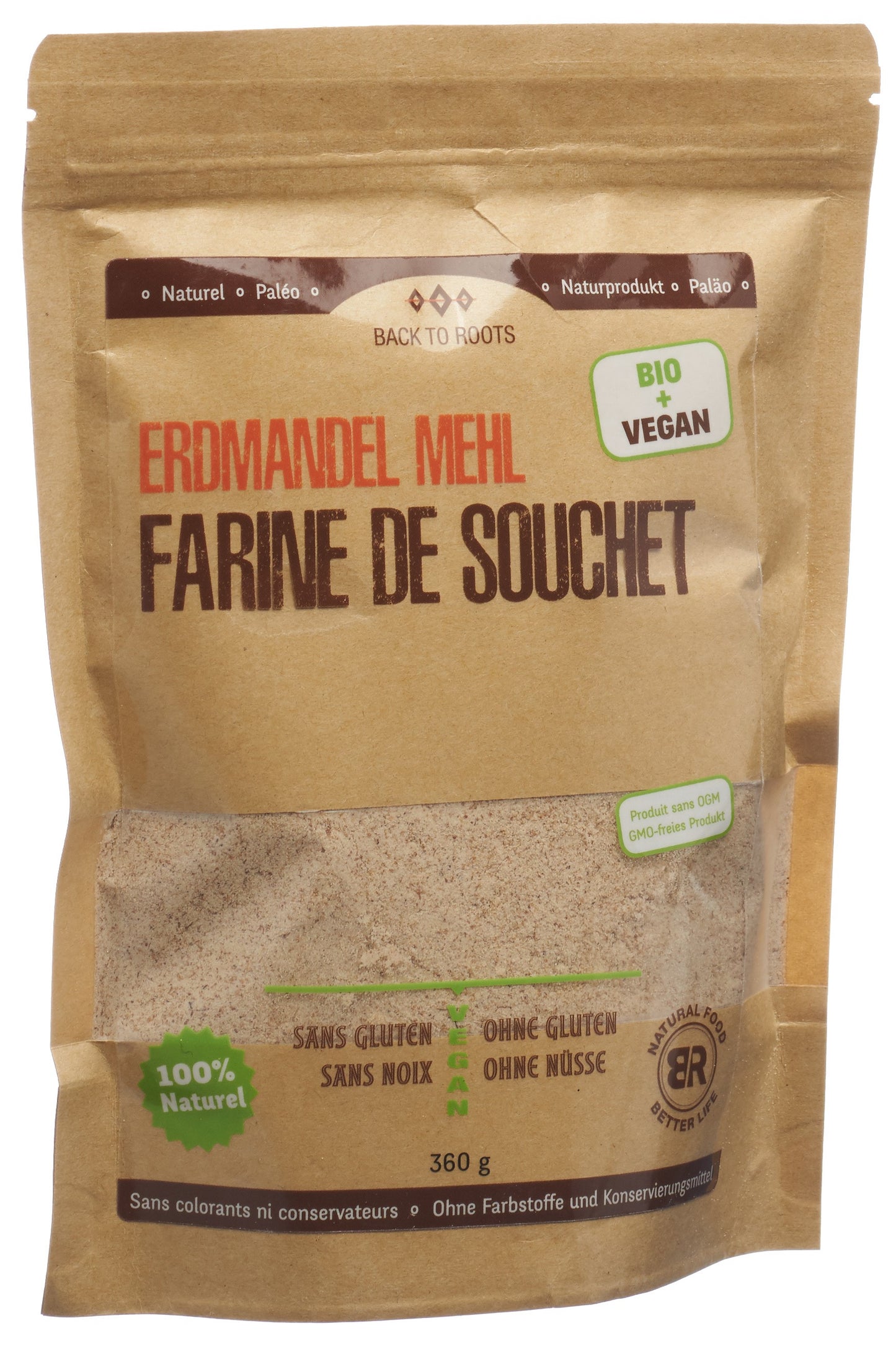 BACK TO ROOTS Erdmandeln Mehl Bio