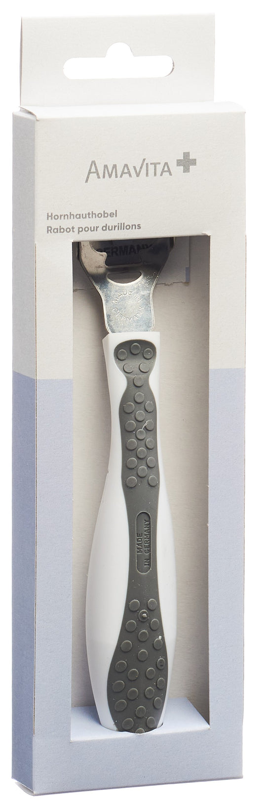 AMAVITA Beauty Hornhauthobel Softtouch grau