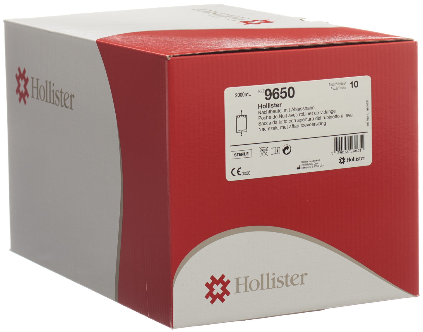 HOLLISTER Nachtbeutel 2l Ableit 120cm ster