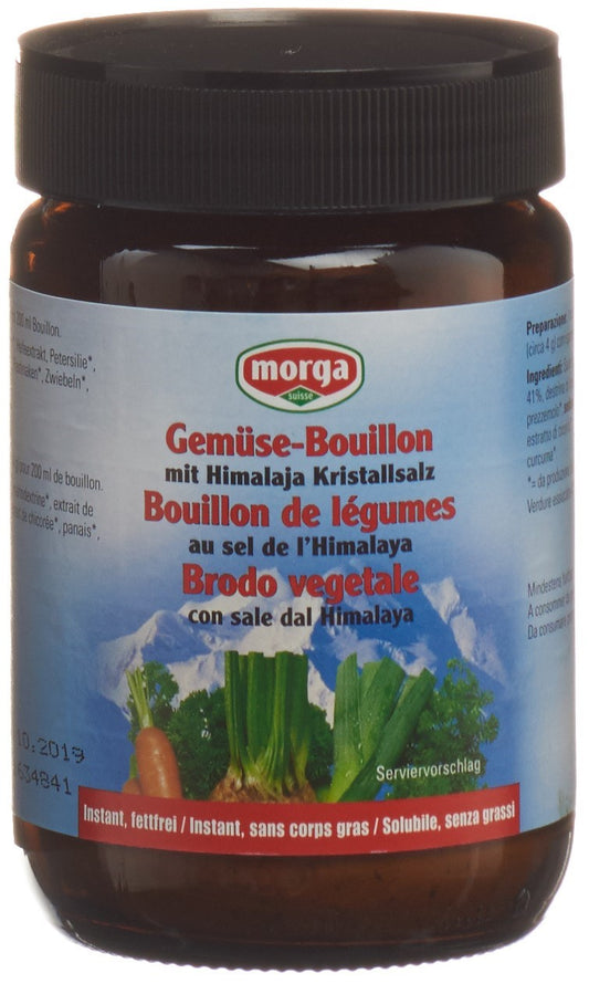 MORGA Gemüse Bouillon mit Himalajasalz