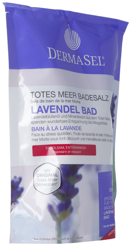 DERMASEL Badesalz Lavendel D/F
