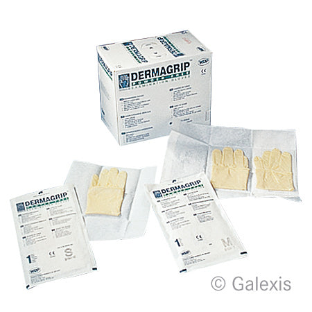 DERMAGRIP Unters Handschuhe Latex S steril
