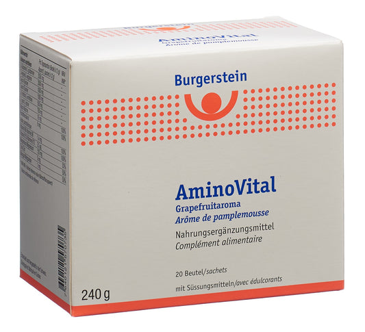 BURGERSTEIN Aminovital Plv Grapefruit