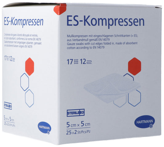 HARTMANN ES-Kompresse T17 5x5cm 12f st