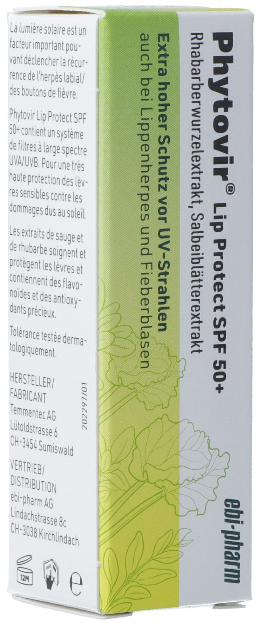 PHYTOVIR Lip Protect SPF50+