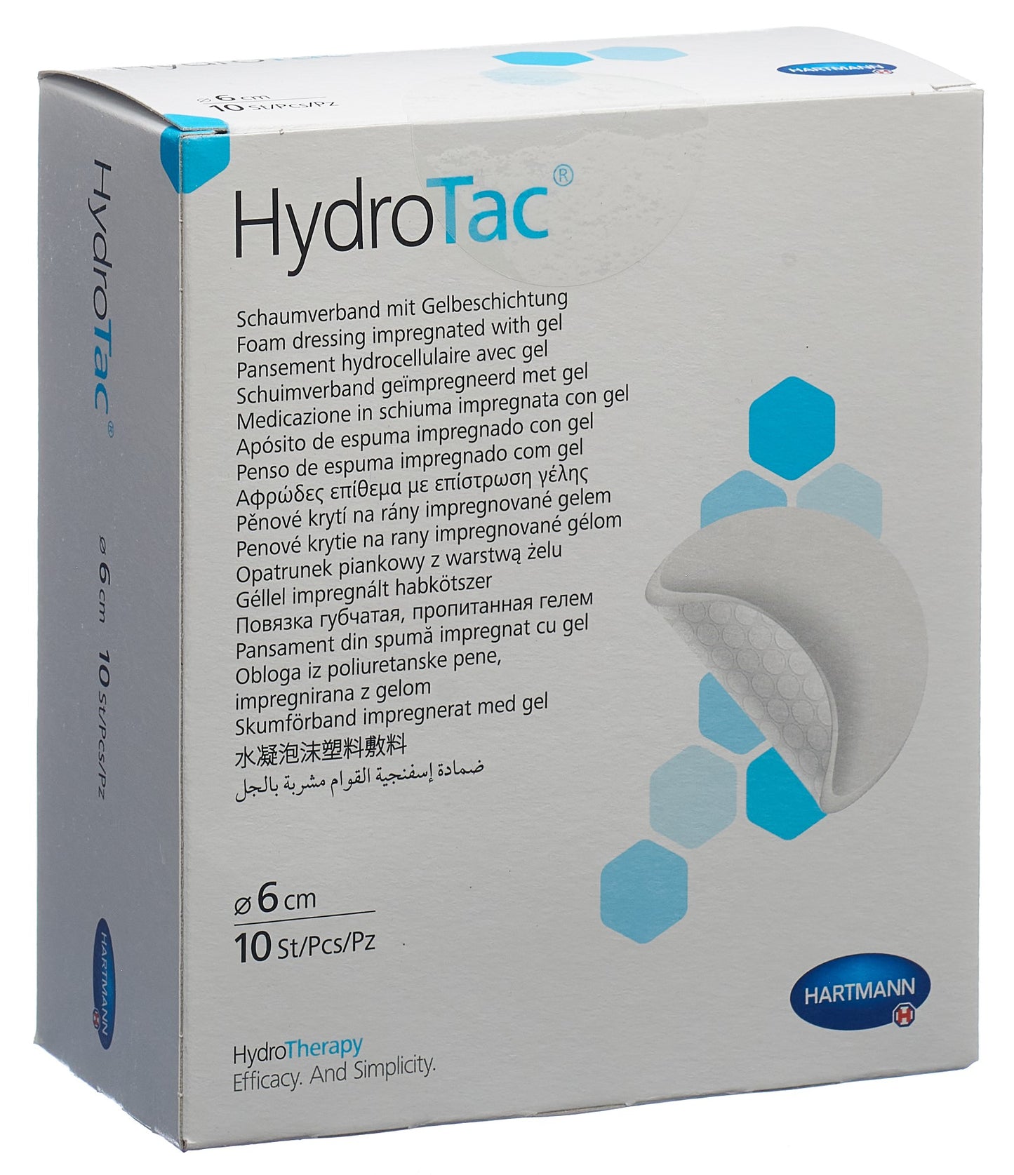 HYDROTAC Wundverband 6cm rund steril