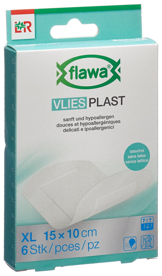 FLAWA Vlies Plast Pflasterstrips 10x15cm