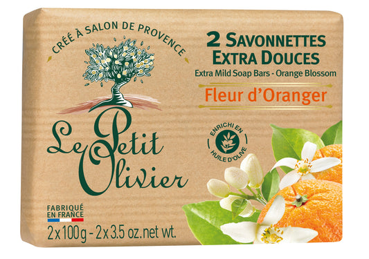 LE PETIT OLIVIER savonnettes fleur orang