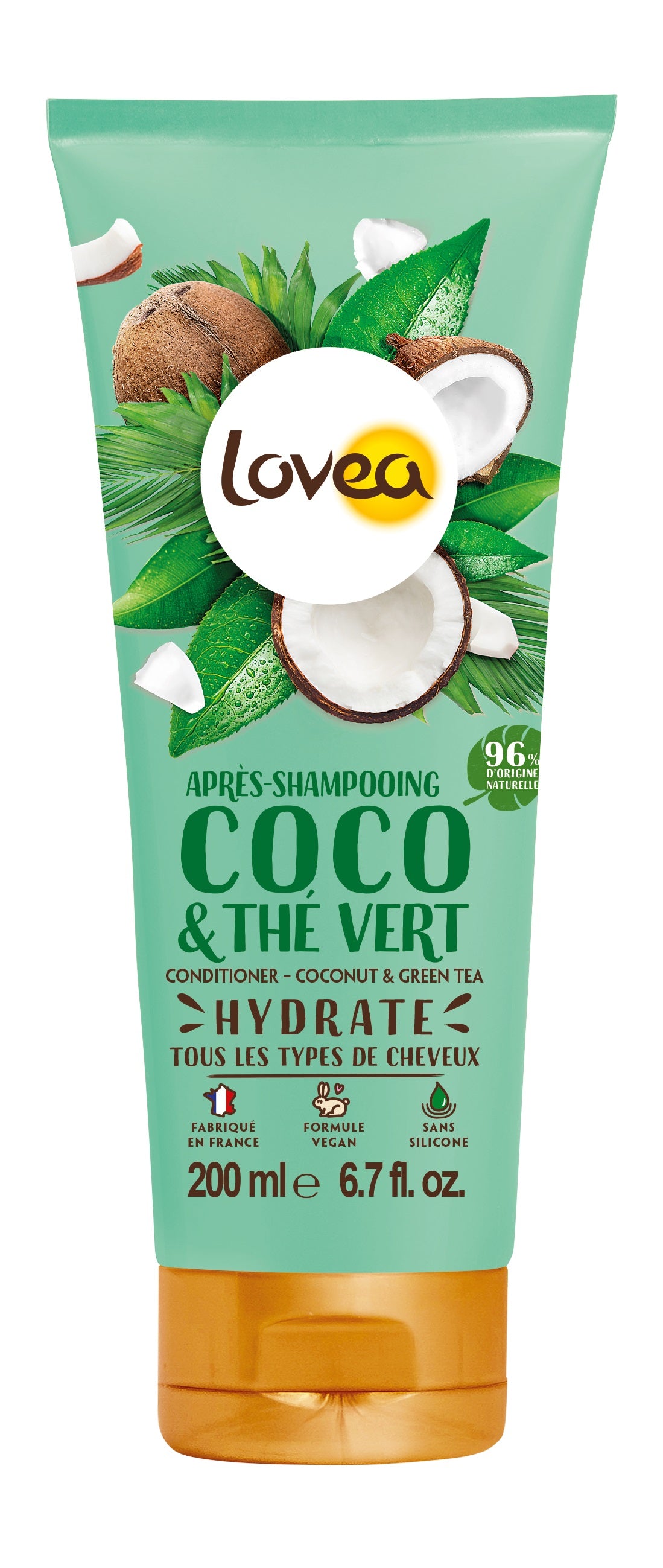 LOVEA Pflegespülung Grüntee Kokos