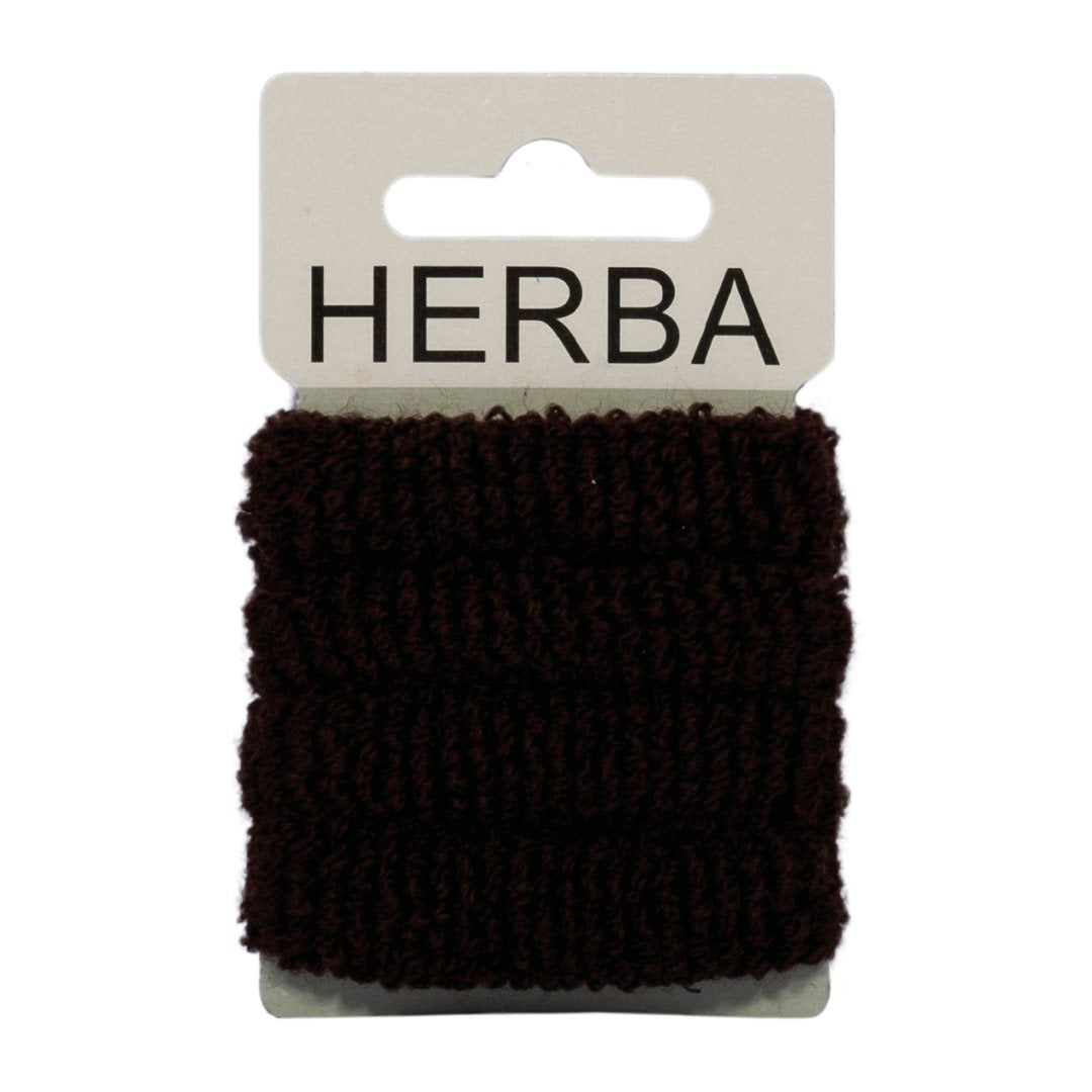 HERBA Haarbinder 4cm frottée schwarz