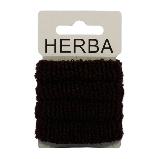 HERBA Haarbinder 4cm frottée schwarz
