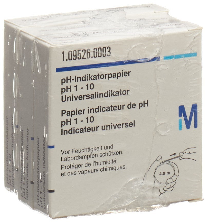 MERCK Indikator Papier Rolle komplet pH 1-10