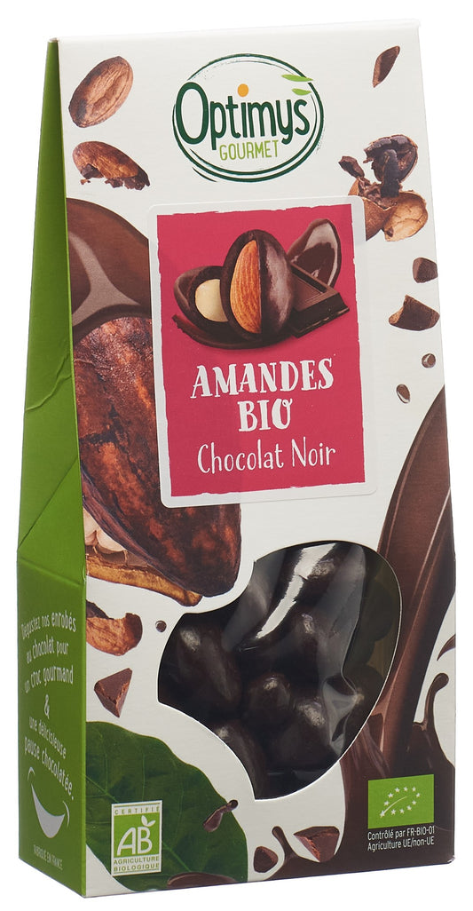 OPTIMYS Genuss Mandeln dunkle Schokolade Bio
