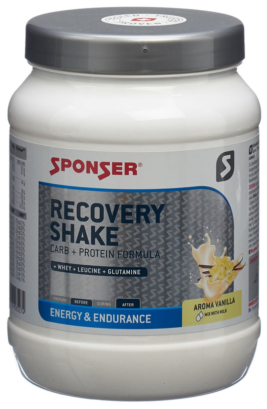 SPONSER Recovery Shake Plv Vanille