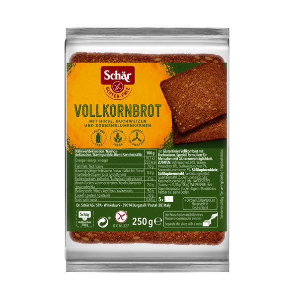 SCHÄR Solena Vollkornbrot glutenfrei