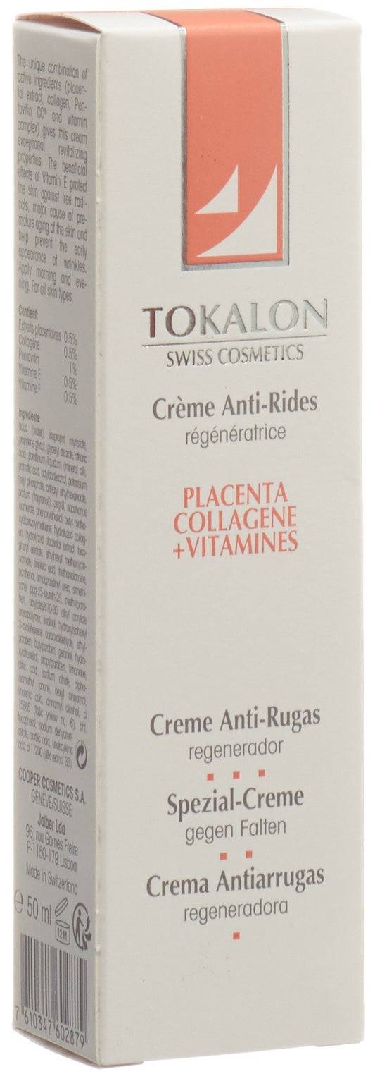 TOKALON Antifalten Creme Placenta Collag