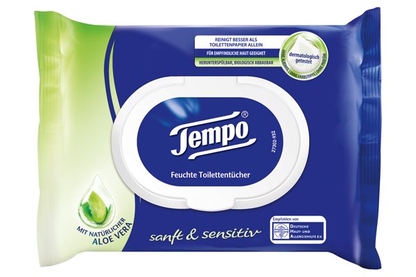 TEMPO Toilettenpapier feucht Sanft&Sensitiv