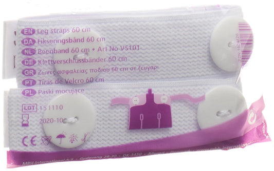 QUFORA Klettverschlussband zu Uro-Beinbeutel