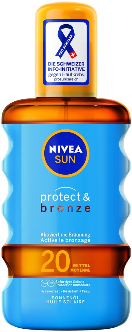 NIVEA Sun Protect&Bronze Sonnenöl LSF20