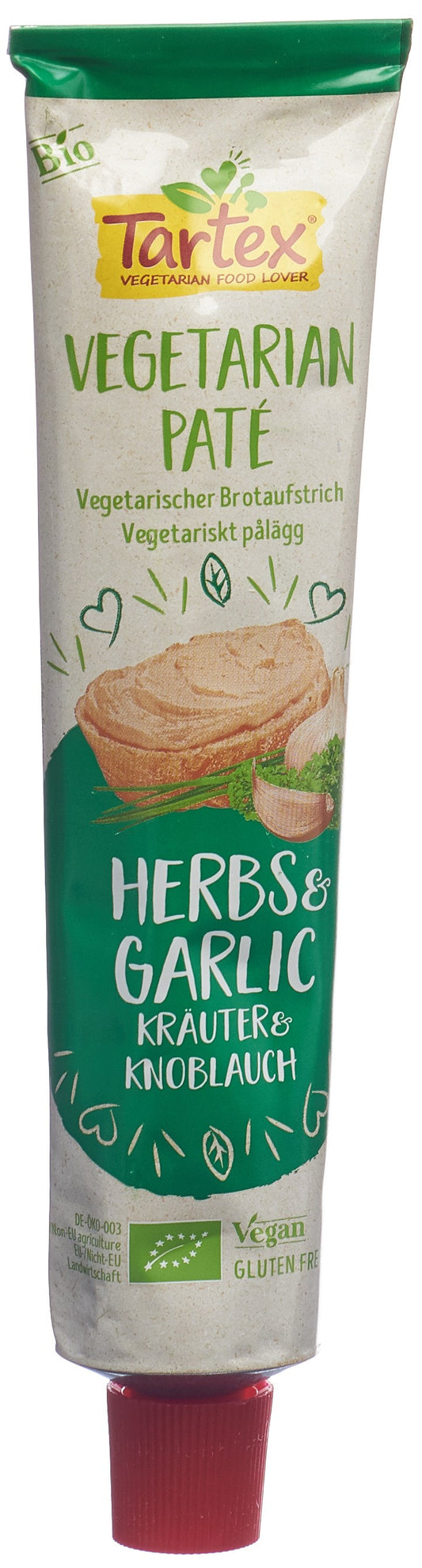 TARTEX Aufstrich Kräuter Knobl Bio