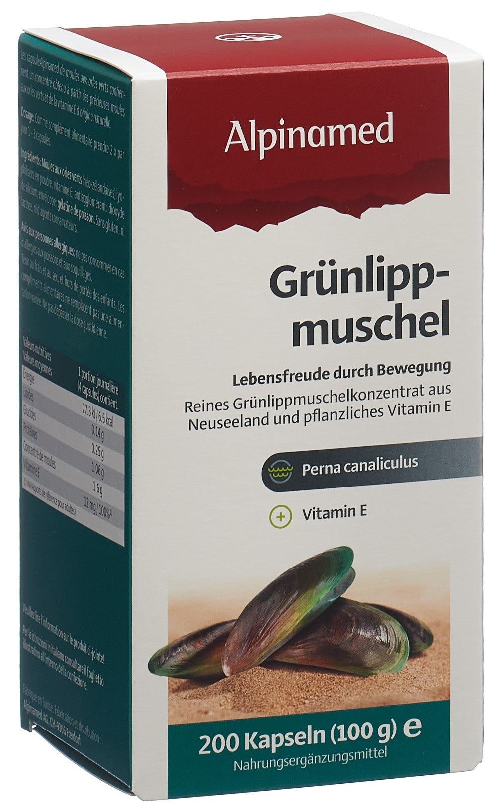 ALPINAMED Grünlippmuschel Kaps 400 mg