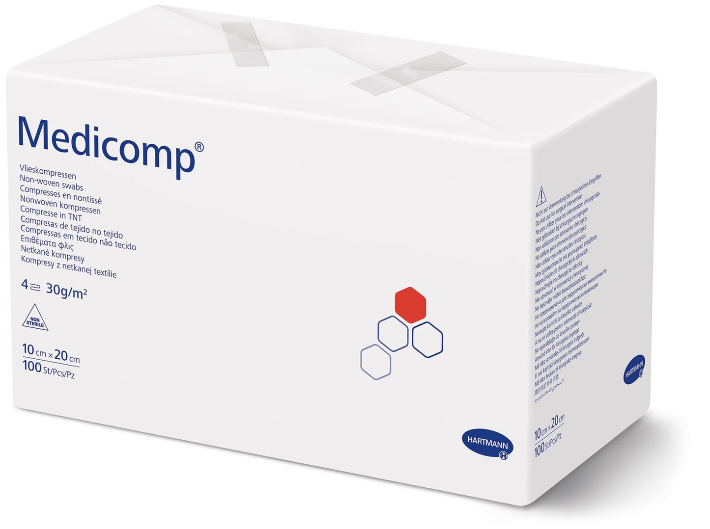 MEDICOMP 4 fach S30 10x20cm unsteril