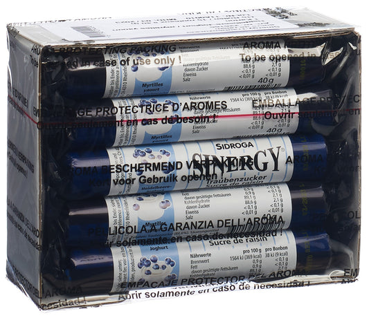 SINERGY Traubenzucker Heidelb Joghurt