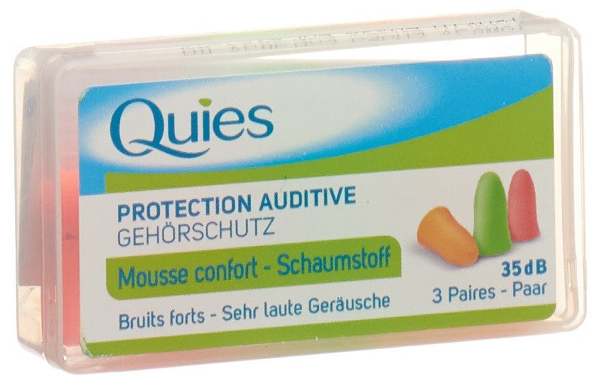 QUIES Lärmgehörschutzkugeln Schaumstoff