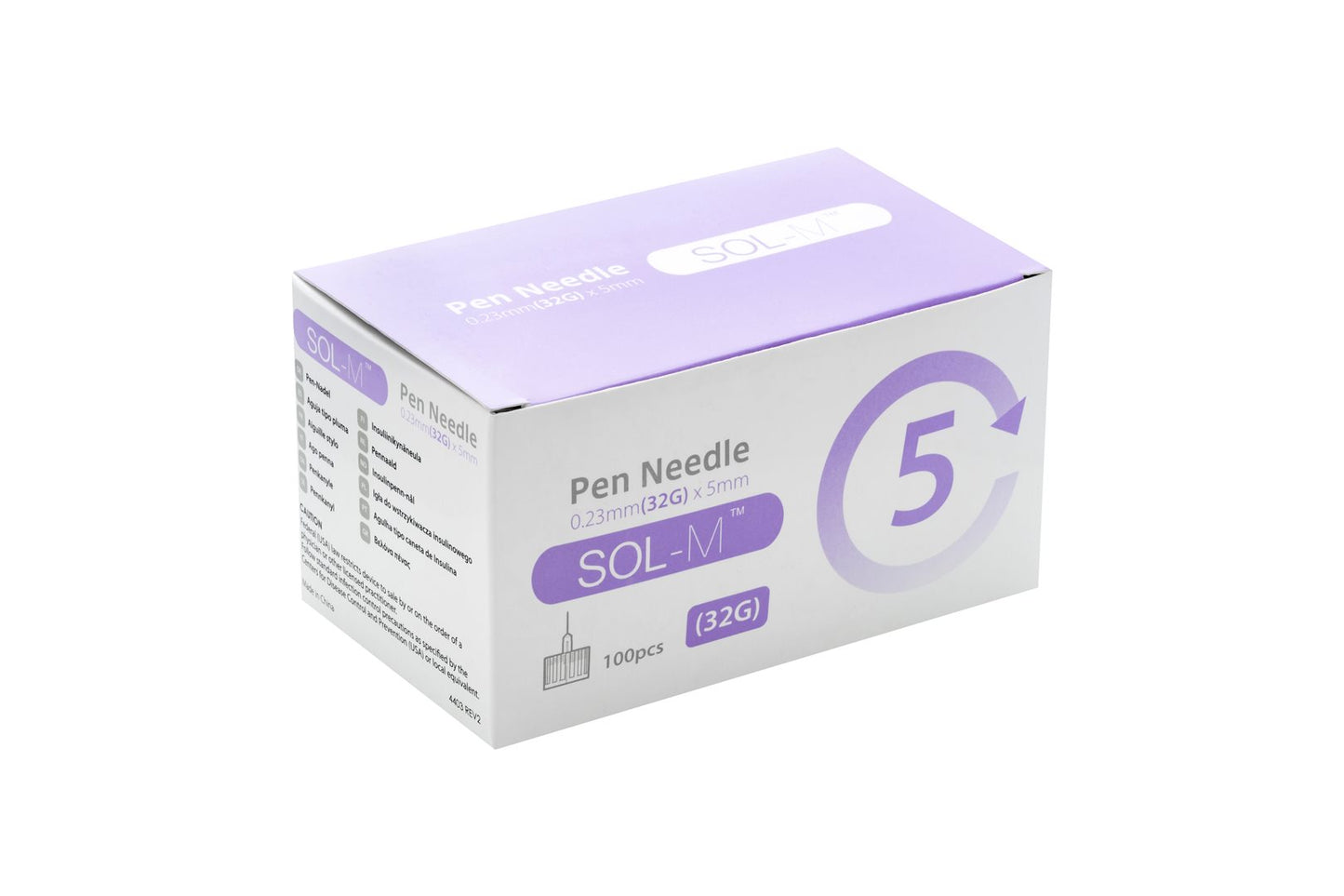 SOL-M Pen Nadel 32G 0.23mmx5mm