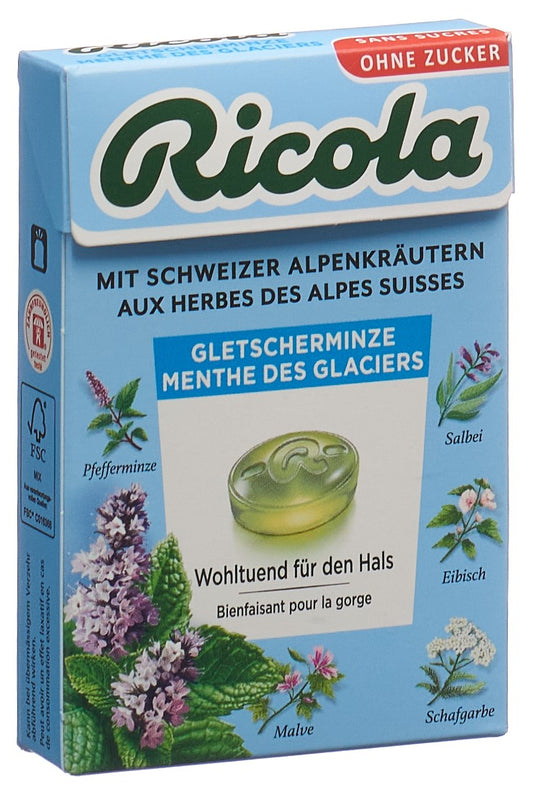 RICOLA Gletscherminze Bonb oZ m Stevia