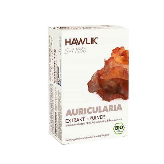 HAWLIK Auricularia Extrakt + Pulver Kaps