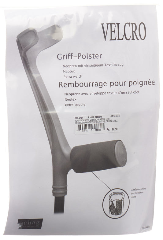 SAHAG Griffpolster Neotex Velcro schwarz