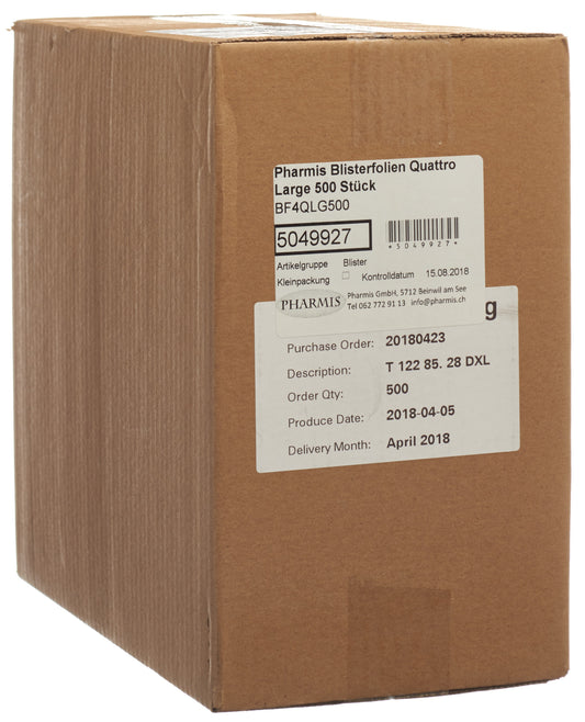 PHARMIS Blisterfolien Quattro Large