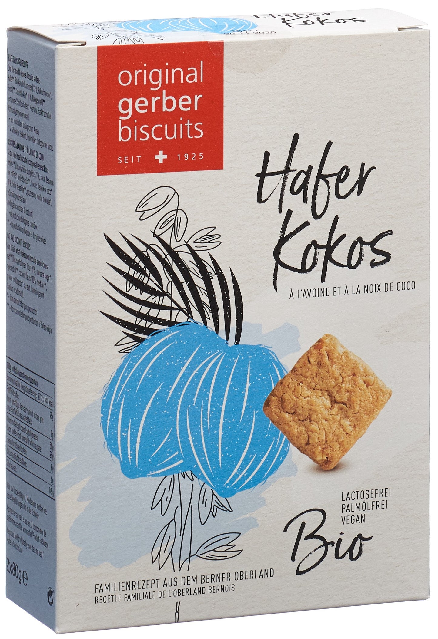 GERBER Hafer Kokos Biscuits Bio