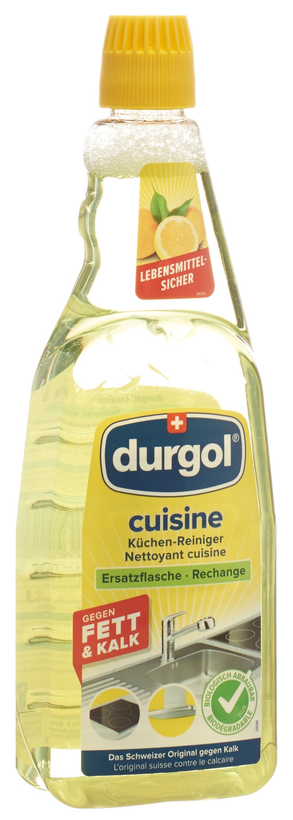 DURGOL cuisine Küchen-Reiniger Ersatzflasch