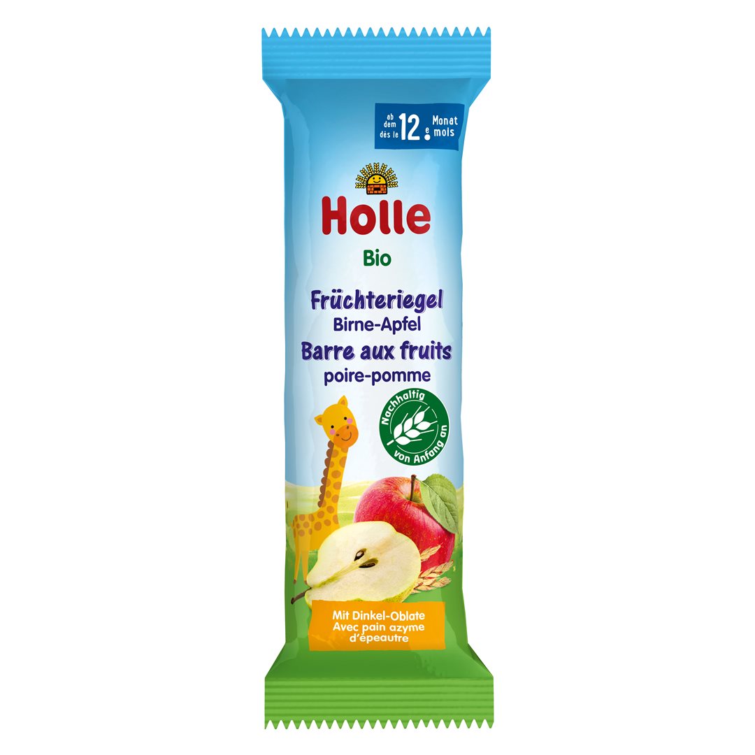 HOLLE Früchte Riegel Apfel Birne Bio