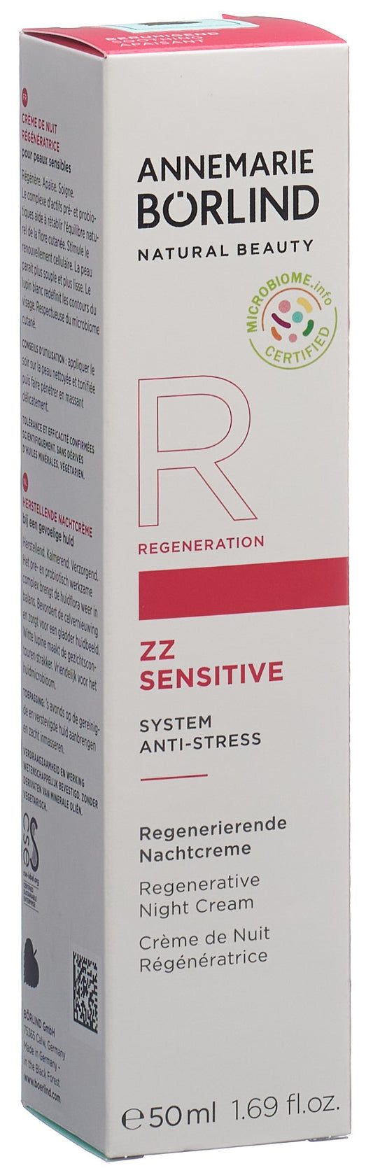 BÖRLIND ZZ SENSITIVE Regenerierende Nachtcr