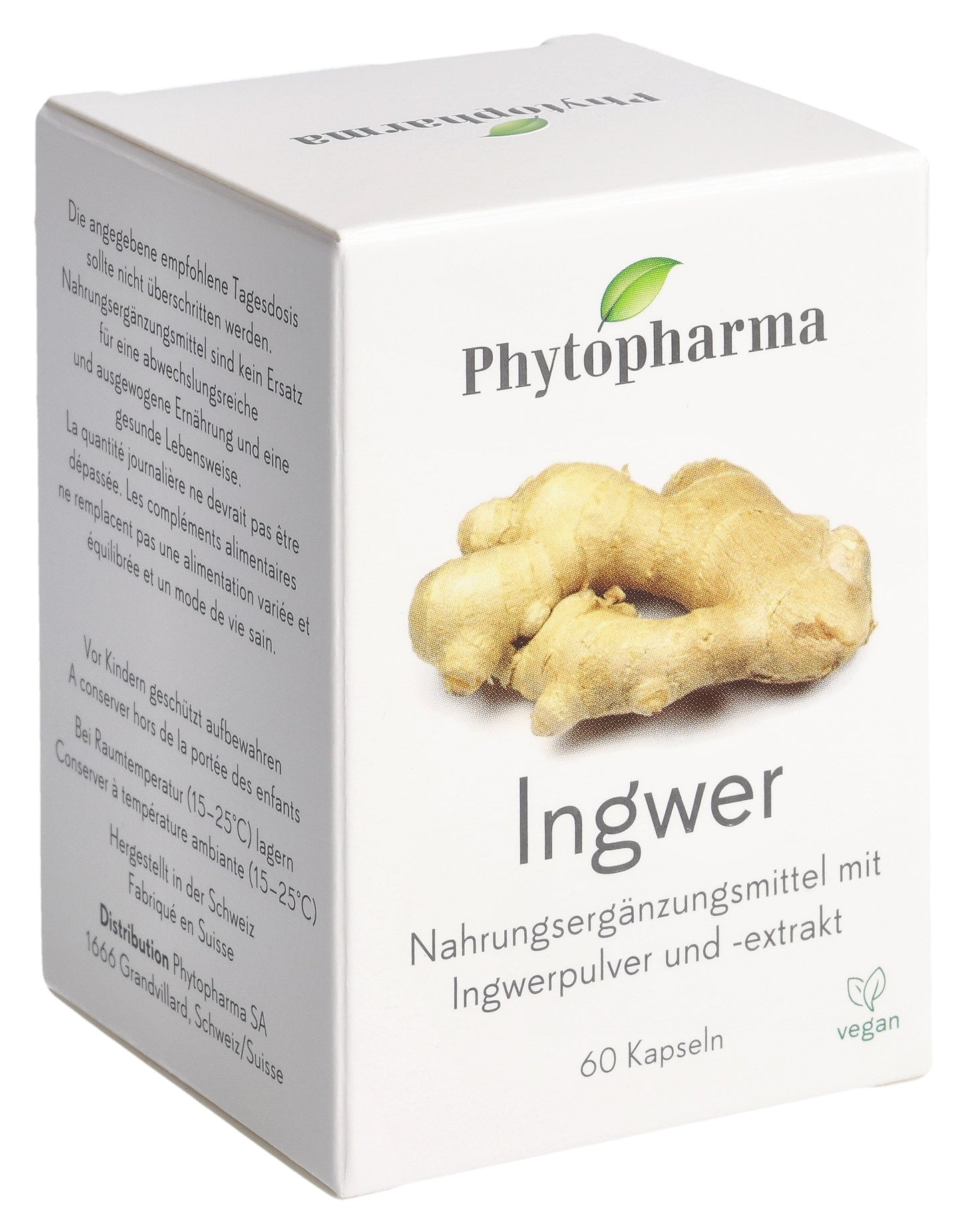 PHYTOPHARMA Ingwer Kaps 365 mg